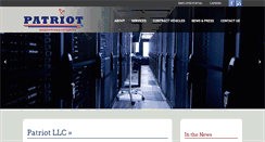 Desktop Screenshot of patriotllc.net